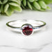 Rhodolite Garnet Ring 4.5mm Size 10 - InnerVision Crystals