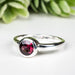 Rhodolite Garnet Ring 4.5mm Size 4 - InnerVision Crystals