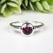 Rhodolite Garnet Ring 4.5mm Size 4 - InnerVision Crystals