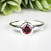 Rhodolite Garnet Ring 4.5mm Size 5 - InnerVision Crystals
