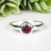 Rhodolite Garnet Ring 4.5mm Size 5 - InnerVision Crystals