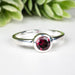 Rhodolite Garnet Ring 4.5mm Size 6 - InnerVision Crystals