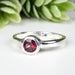 Rhodolite Garnet Ring 4.5mm Size 6 - InnerVision Crystals
