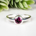 Rhodolite Garnet Ring 4.5mm Size 6 - InnerVision Crystals