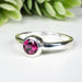 Rhodolite Garnet Ring 4.5mm Size 6 - InnerVision Crystals