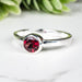 Rhodolite Garnet Ring 4.5mm Size 7 - InnerVision Crystals