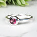 Rhodolite Garnet Ring 4.5mm Size 7 - InnerVision Crystals