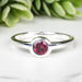 Rhodolite Garnet Ring 4.5mm Size 8 - InnerVision Crystals