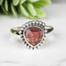 Rhodolite Garnet Ring 7mm Size 4 - InnerVision Crystals