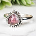 Rhodolite Garnet Ring 7mm Size 8 - InnerVision Crystals