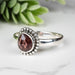 Rhodolite Garnet Ring 7x6mm Size 9 - InnerVision Crystals