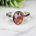 Rhodolite Garnet Ring 8x6mm Size 6 - InnerVision Crystals