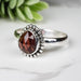 Rhodolite Garnet Ring 8x6mm Size 8 - InnerVision Crystals