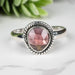Rhodolite Garnet Ring 8x7mm Size 9 - InnerVision Crystals