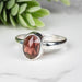 Rhodolite Garnet Ring 9x6mm Size 8 - InnerVision Crystals