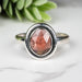 Rhodolite Garnet Ring 9x7mm Size 7 - InnerVision Crystals