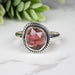 Rhodolite Garnet Ring 9x8mm Size 8 - InnerVision Crystals