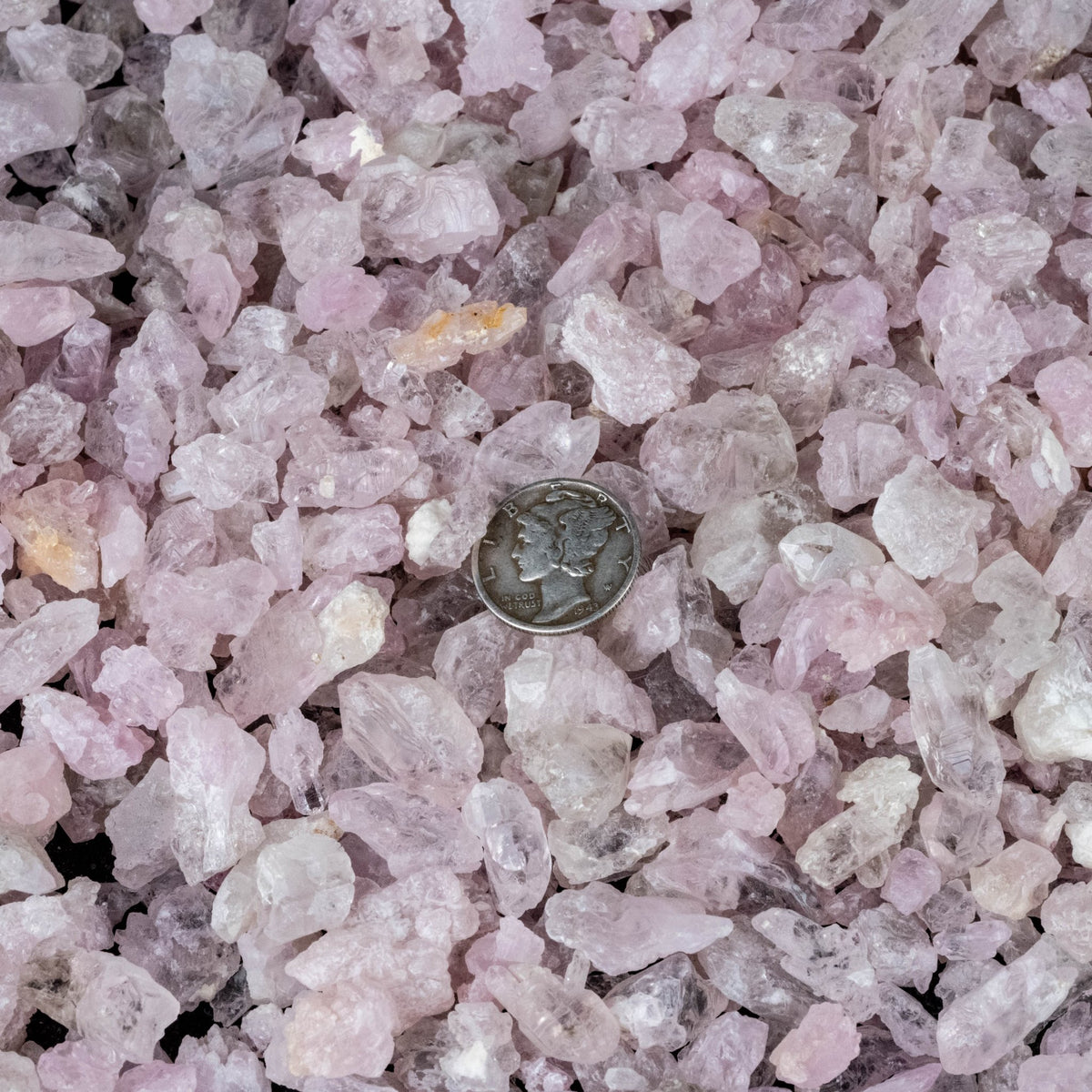 crystal rose seeds Rose Quartz Crystallized Etched Crystals Lot