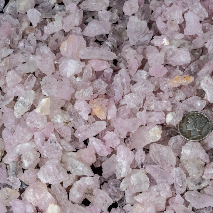 Rose Quartz Crystallized Etched Crystals Lot | Choose Lot Size - InnerVision Crystals