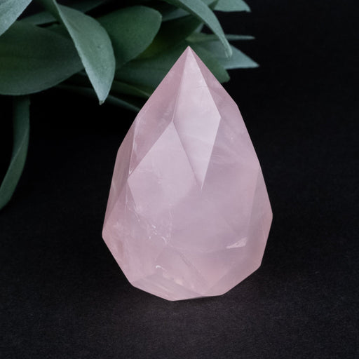Rose Quartz Faceted Point 102 g 58x38mm - InnerVision Crystals