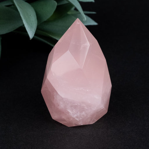 Rose Quartz Faceted Point 104 g 59x34mm - InnerVision Crystals