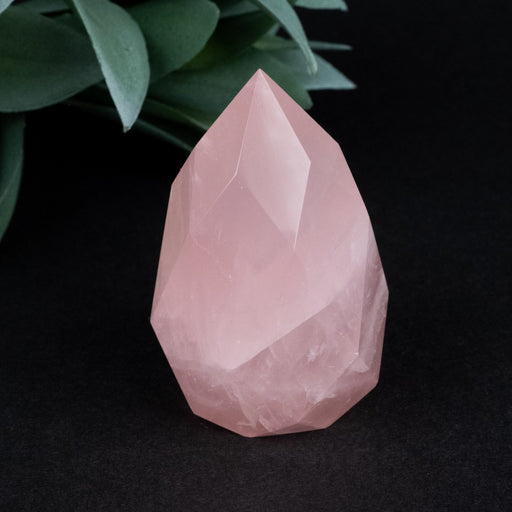 Rose Quartz Faceted Point 104 g 59x34mm - InnerVision Crystals