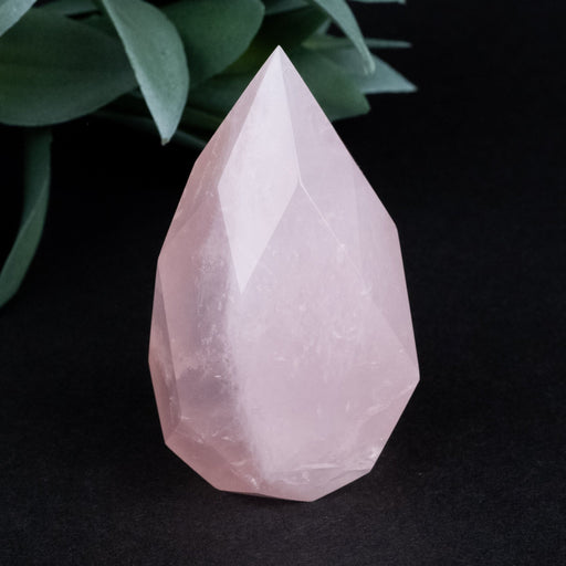 Rose Quartz Faceted Point 104 g 63x34mm - InnerVision Crystals