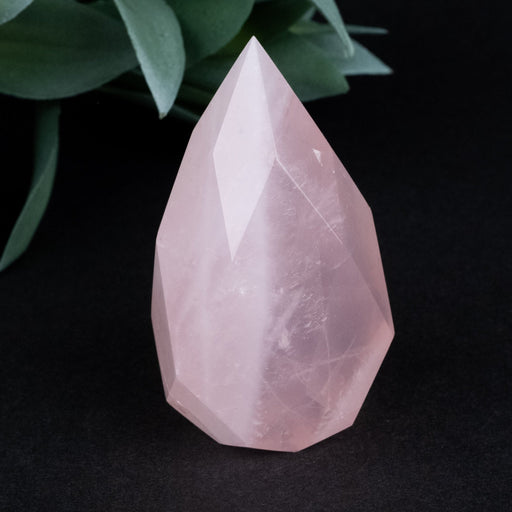 Rose Quartz Faceted Point 104 g 63x34mm - InnerVision Crystals