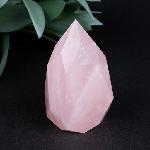 Rose Quartz Faceted Point 105 g 60x34mm - InnerVision Crystals