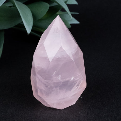 Rose Quartz Faceted Point 105 g 62x34mm - InnerVision Crystals