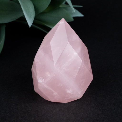 Rose Quartz Faceted Point 109 g 54x38mm - InnerVision Crystals