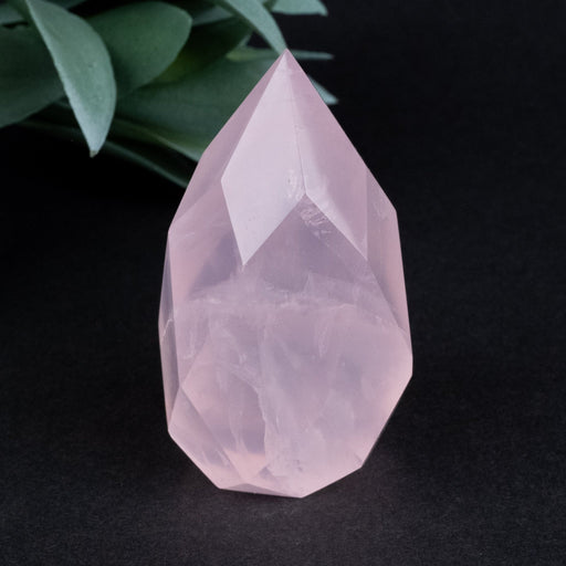 Rose Quartz Faceted Point 109 g 63x34mm - InnerVision Crystals