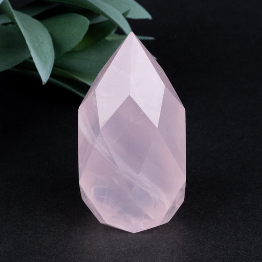 Rose Quartz Faceted Point 109 g 63x34mm - InnerVision Crystals