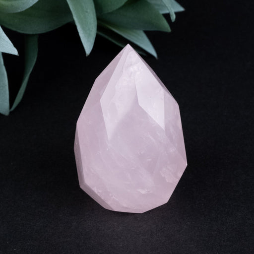 Rose Quartz Faceted Point 111 g 60x36mm - InnerVision Crystals