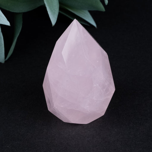 Rose Quartz Faceted Point 111 g 60x36mm - InnerVision Crystals