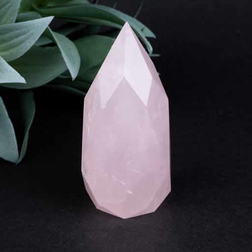 Rose Quartz Faceted Point 111 g 77x33mm - InnerVision Crystals
