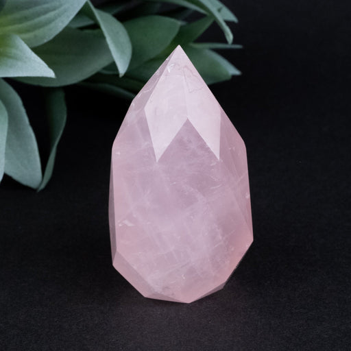 Rose Quartz Faceted Point 113 g 65x35mm - InnerVision Crystals