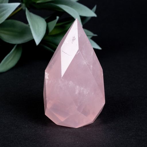 Rose Quartz Faceted Point 115 g 64x36mm - InnerVision Crystals