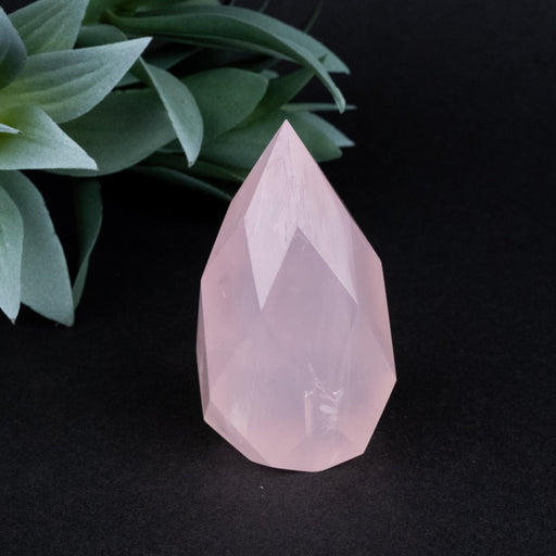 Rose Quartz Faceted Point 115 g 66x36mm - InnerVision Crystals