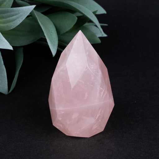 Rose Quartz Faceted Point 117 g 63x36mm - InnerVision Crystals
