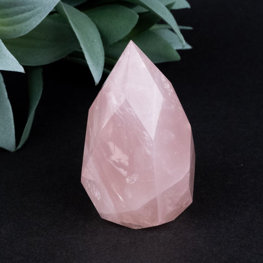 Rose Quartz Faceted Point 117 g 63x36mm - InnerVision Crystals