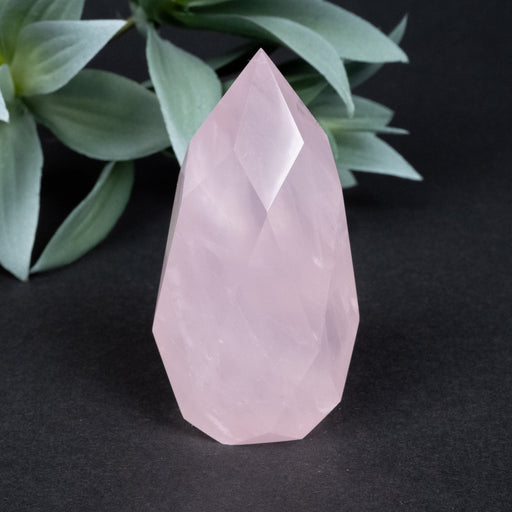 Rose Quartz Faceted Point 119 g 71x34mm - InnerVision Crystals