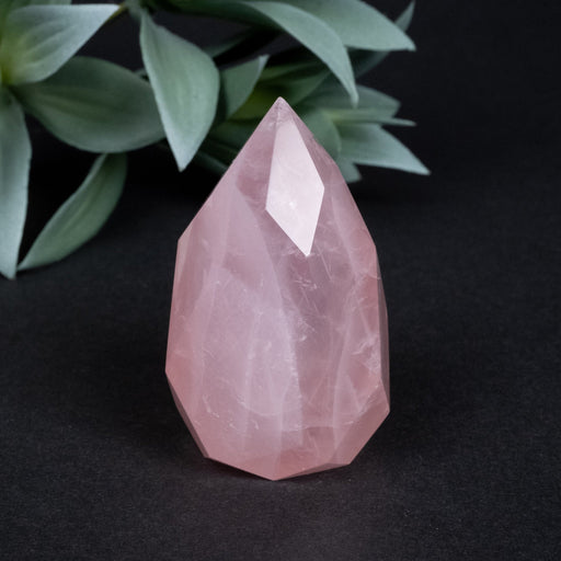 Rose Quartz Faceted Point 120 g 62x36mm - InnerVision Crystals