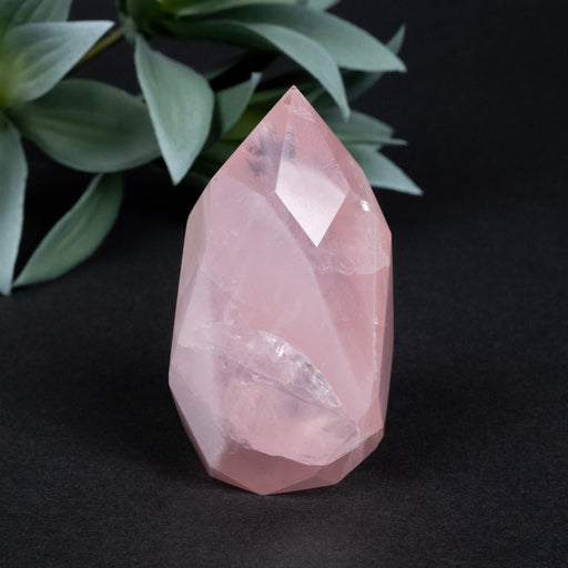 Rose Quartz Faceted Point 120 g 65x35mm - InnerVision Crystals