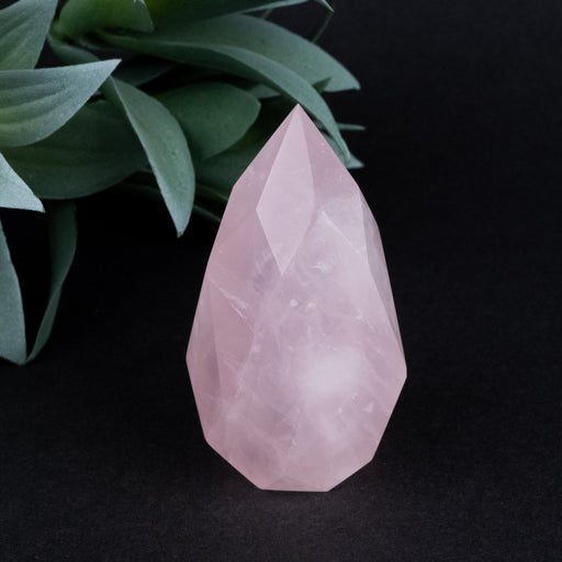 Rose Quartz Faceted Point 120 g 69x35mm - InnerVision Crystals