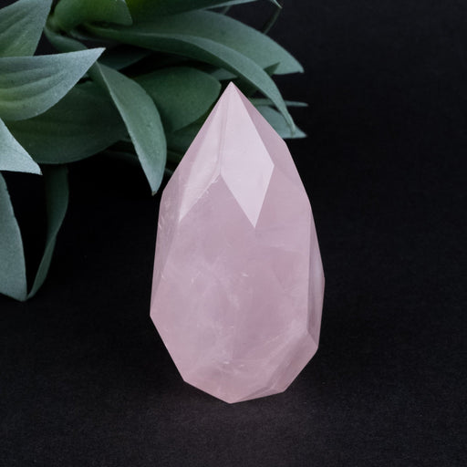 Rose Quartz Faceted Point 120 g 69x35mm - InnerVision Crystals