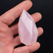 Rose Quartz Faceted Point 120 g 69x35mm - InnerVision Crystals