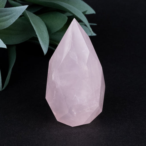 Rose Quartz Faceted Point 120 g 69x36mm - InnerVision Crystals