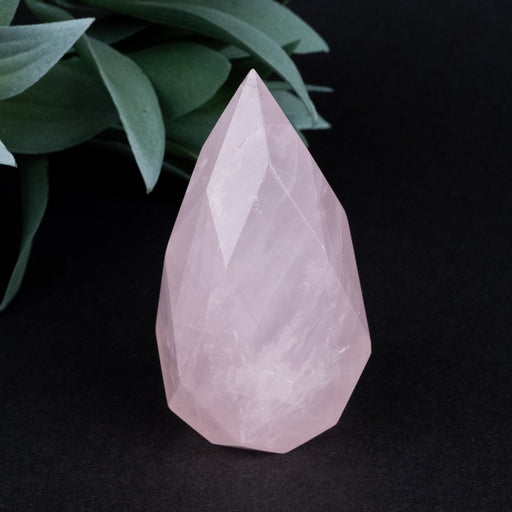 Rose Quartz Faceted Point 120 g 69x36mm - InnerVision Crystals