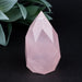 Rose Quartz Faceted Point 123 g 67x37mm - InnerVision Crystals